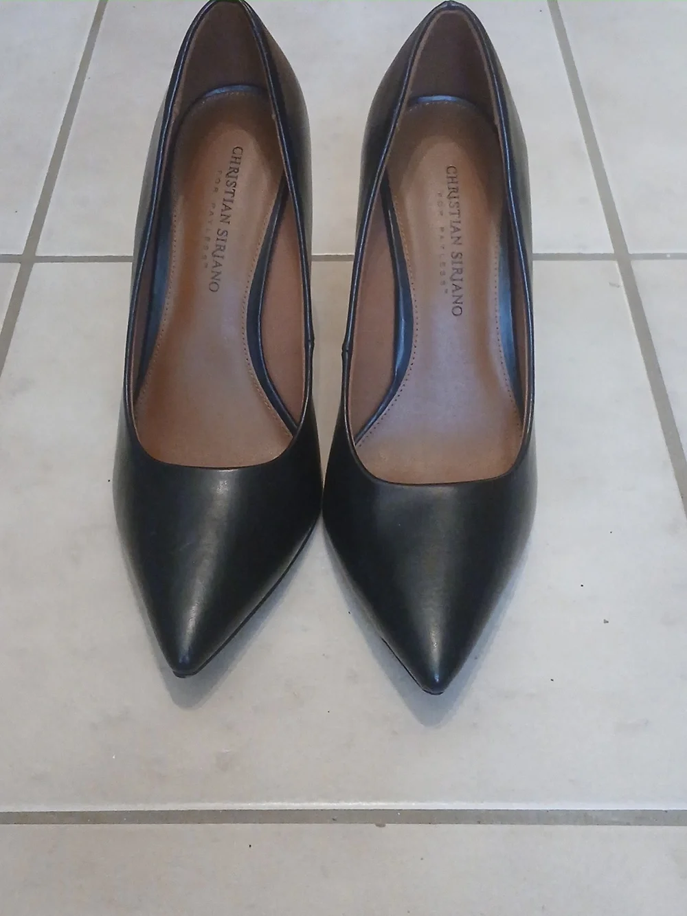 Christian Siriano For Payless Womens Pointed Toe Heel Black 8 1/2 Wide - Picture 2 of 4